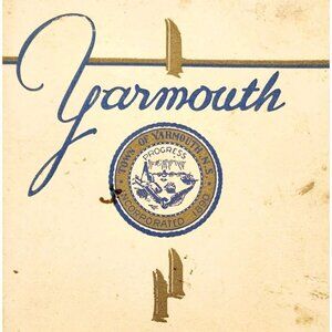 1936 Yarmouth Nova Scotia 175th Anniversary History Book 1st Ed Illustrated F4
